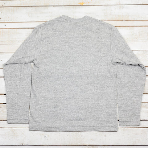 Longsleeve T-Shirt Grau Meliert