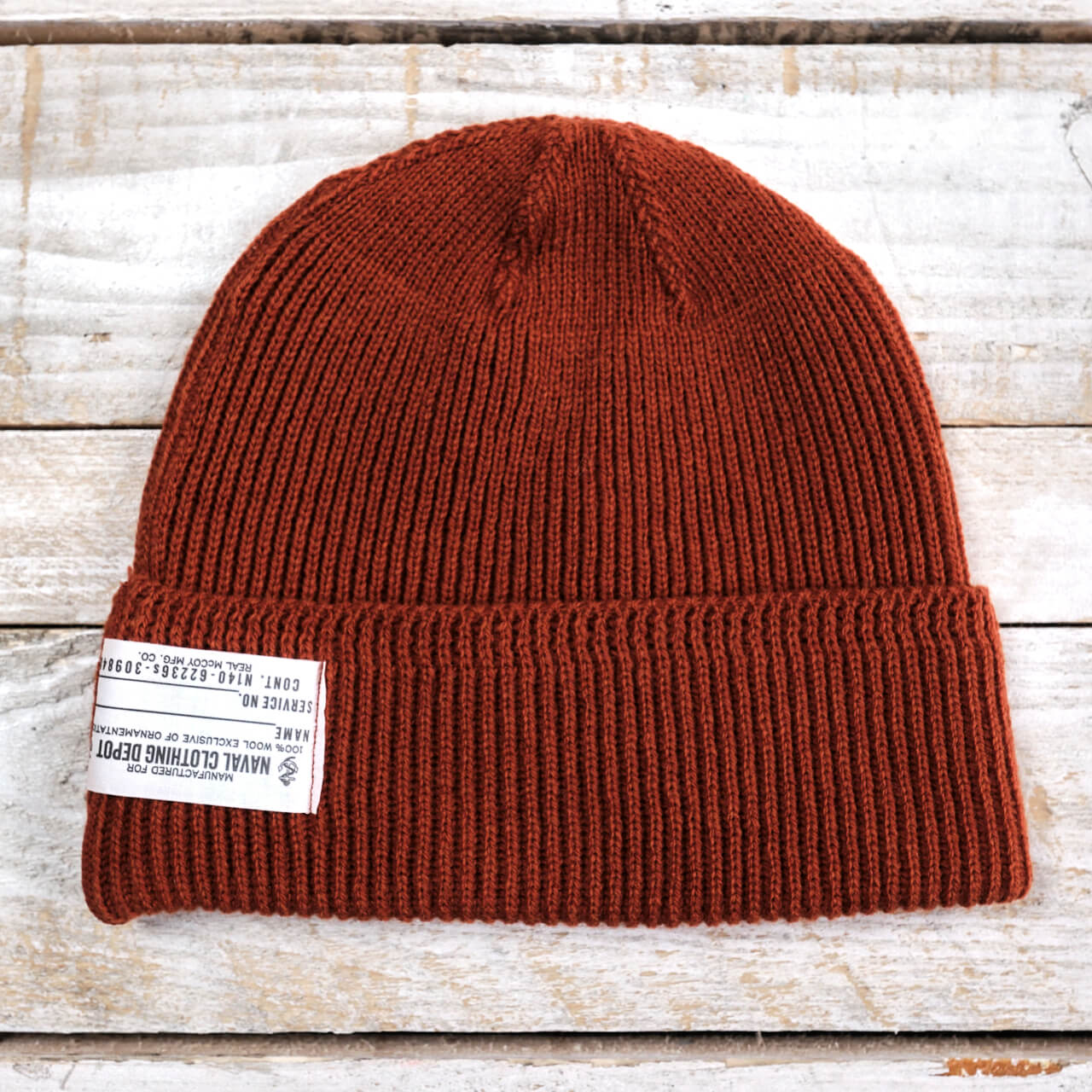 Civilian Wool Watch Cap Orange