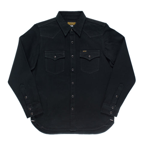 IHSH-218-BLK 12 oz. Western Shirt 