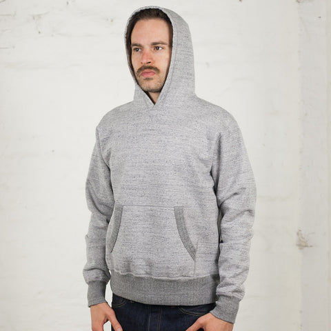 Heavy Hoodie Grau Meliert