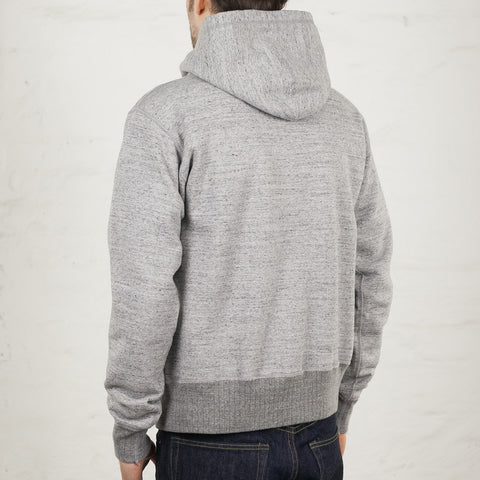 Heavy Hoodie Grau Meliert