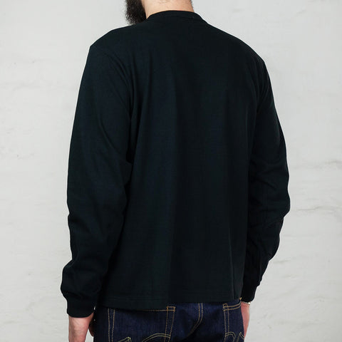 Longsleeve Pocket Tee Schwarz