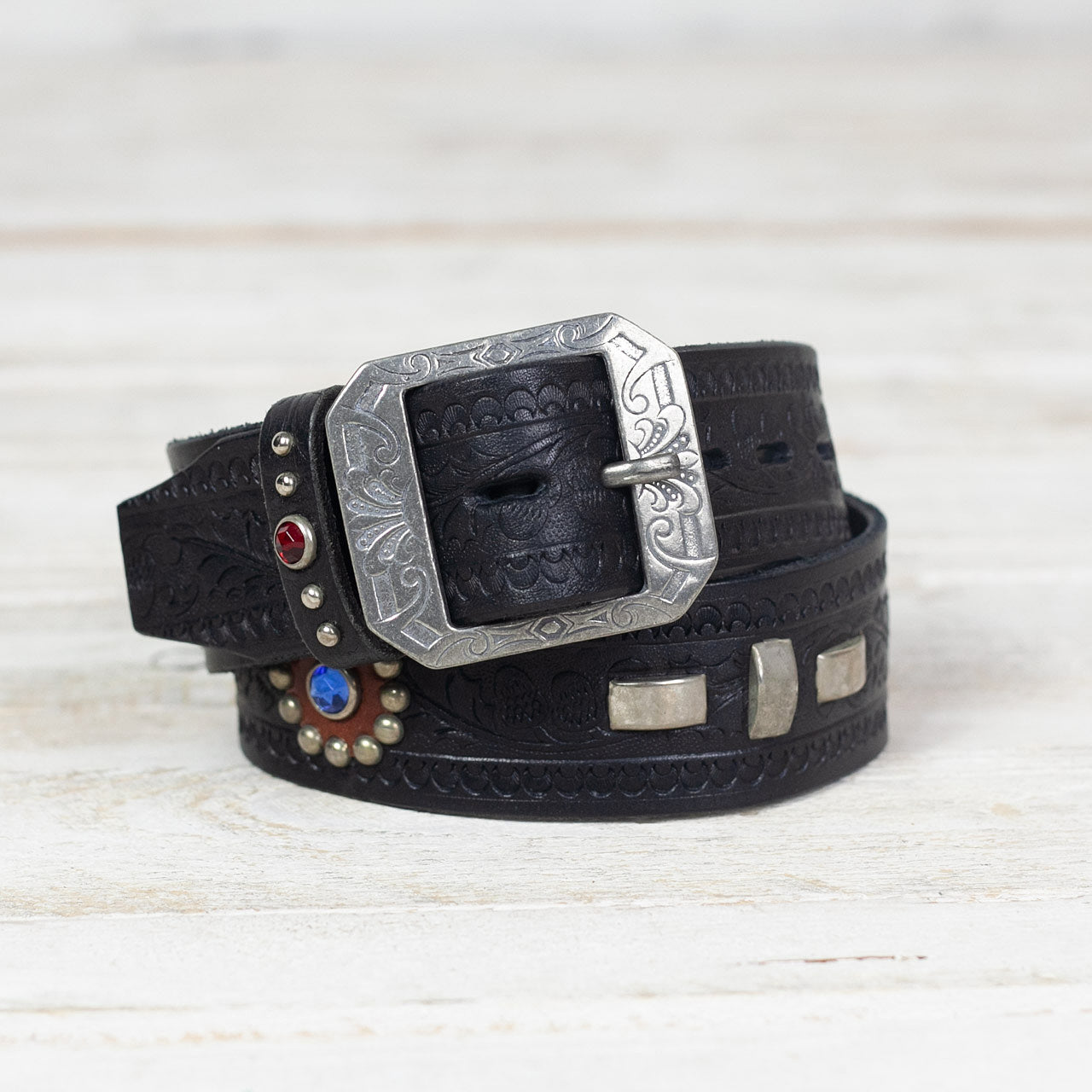 Zip Stevenson's Studded Belt Schwarz