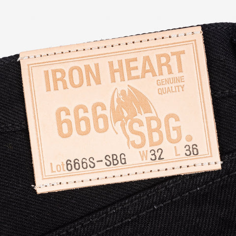 IH-666S-SBG 21 oz. Slim Straight Cut Superblack