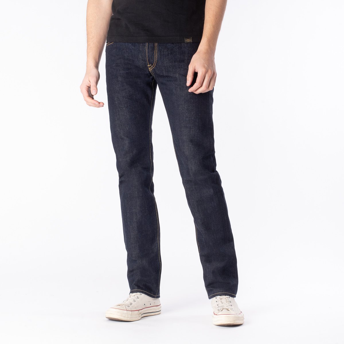 IH-777N 17oz Slim Tapered Natural Indigo