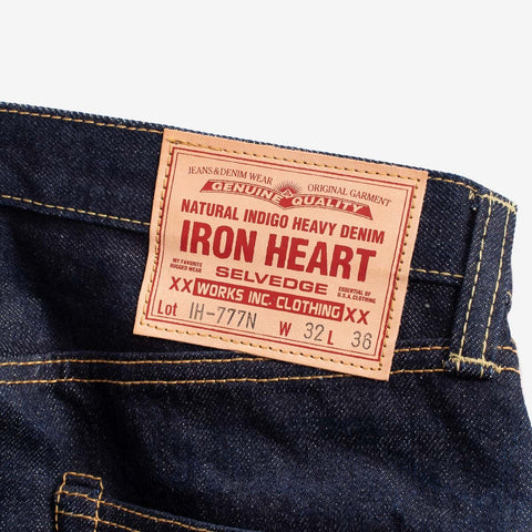 IH-777N 17 oz. Slim Tapered Natural Indigo