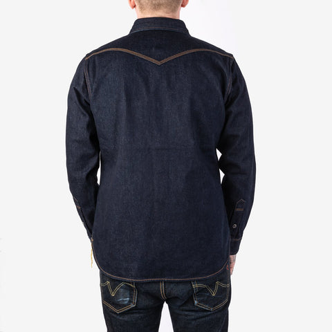 IHSH-33-IND 12 oz. Selvedge Western Shirt