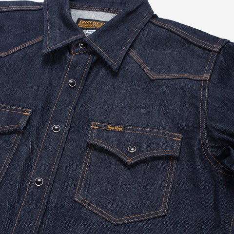 IHSH-33-IND 12 oz. Selvedge Western Shirt