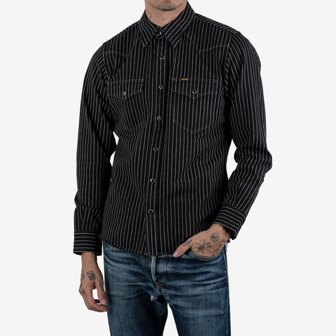 IHSH-62-BLK 12 oz. Wabash Western Shirt Schwarz