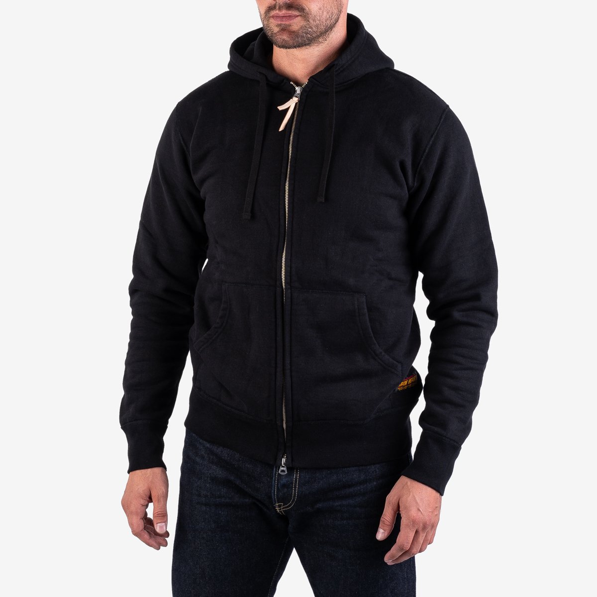 IHSW-10 14oz Ultra Heavy Zip Hoodie Black