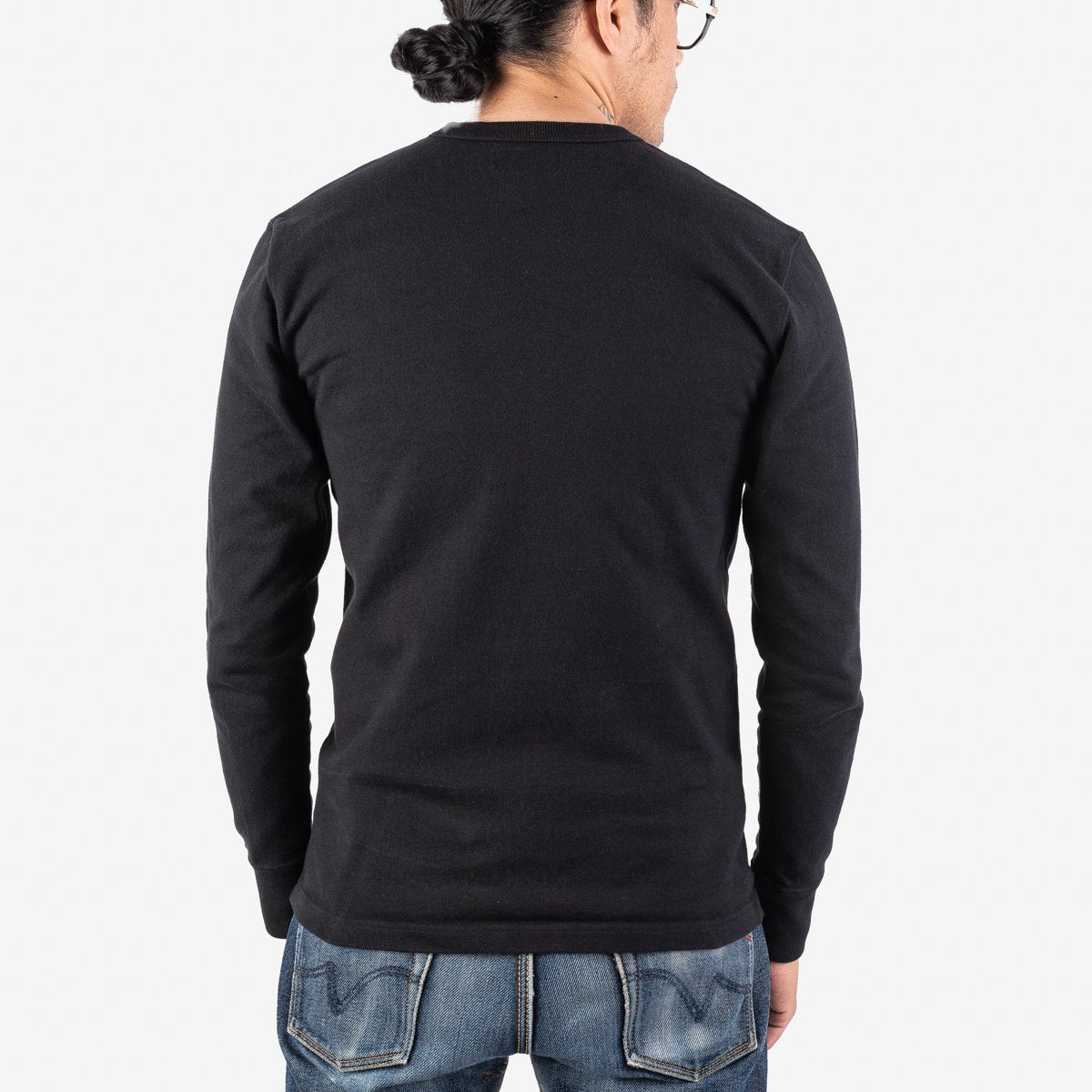 IHTL-1501 11oz Cotton Long Sleeved Sweater Schwarz