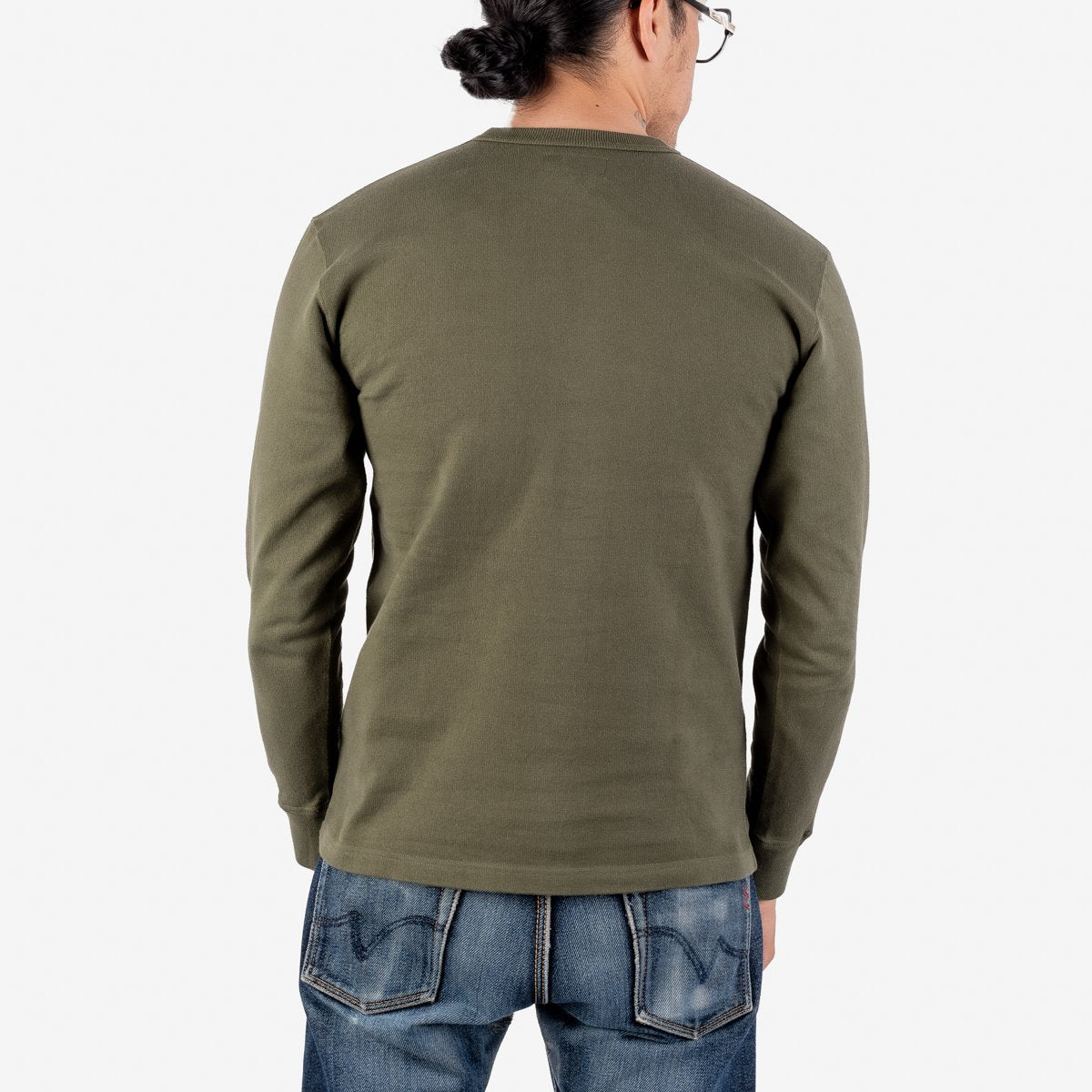 IHTL-1501 11oz Cotton Long Sleeved Sweater Oliv