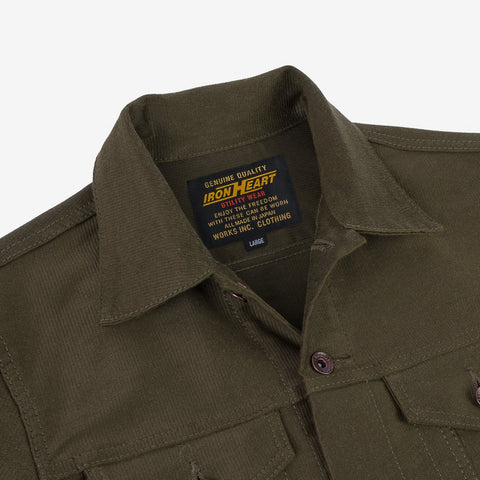 IHJ-126-ODG 12 oz. Whipcord Type III Jacket Olive